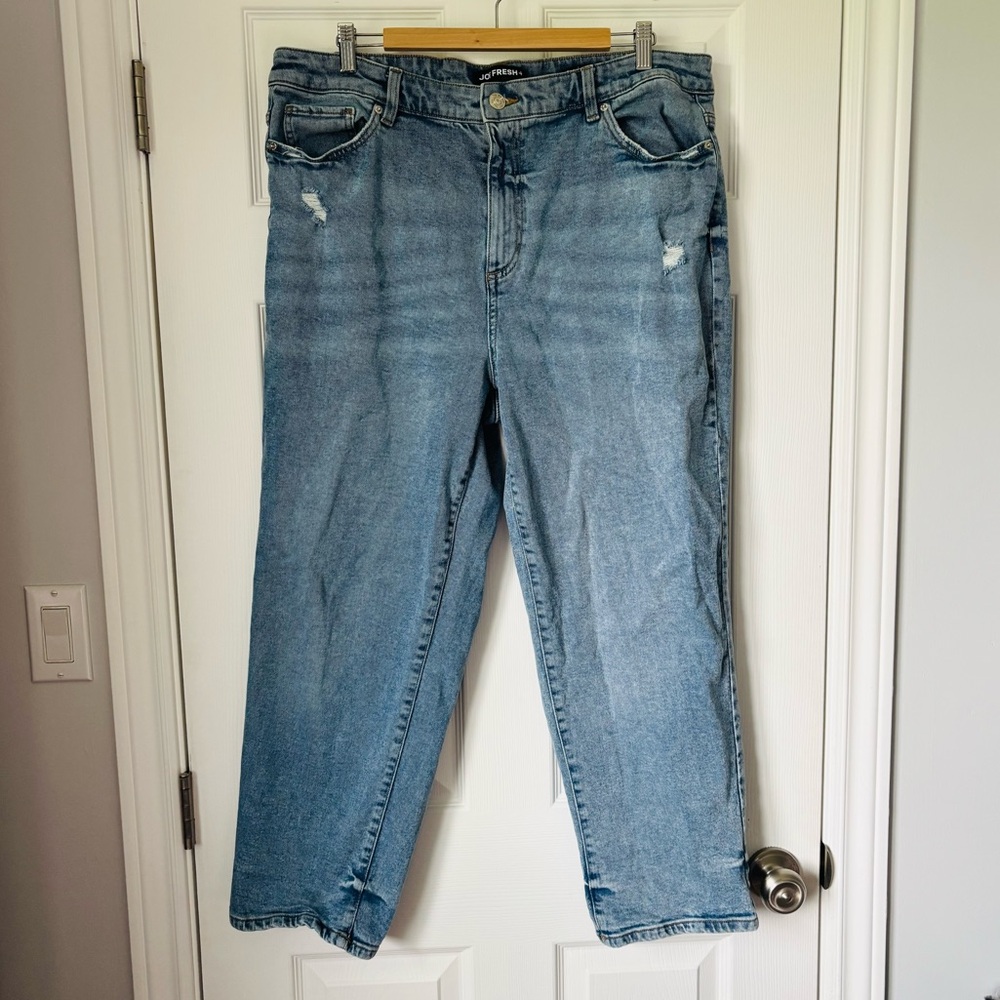 Joe Fresh plus size high waisted jeans